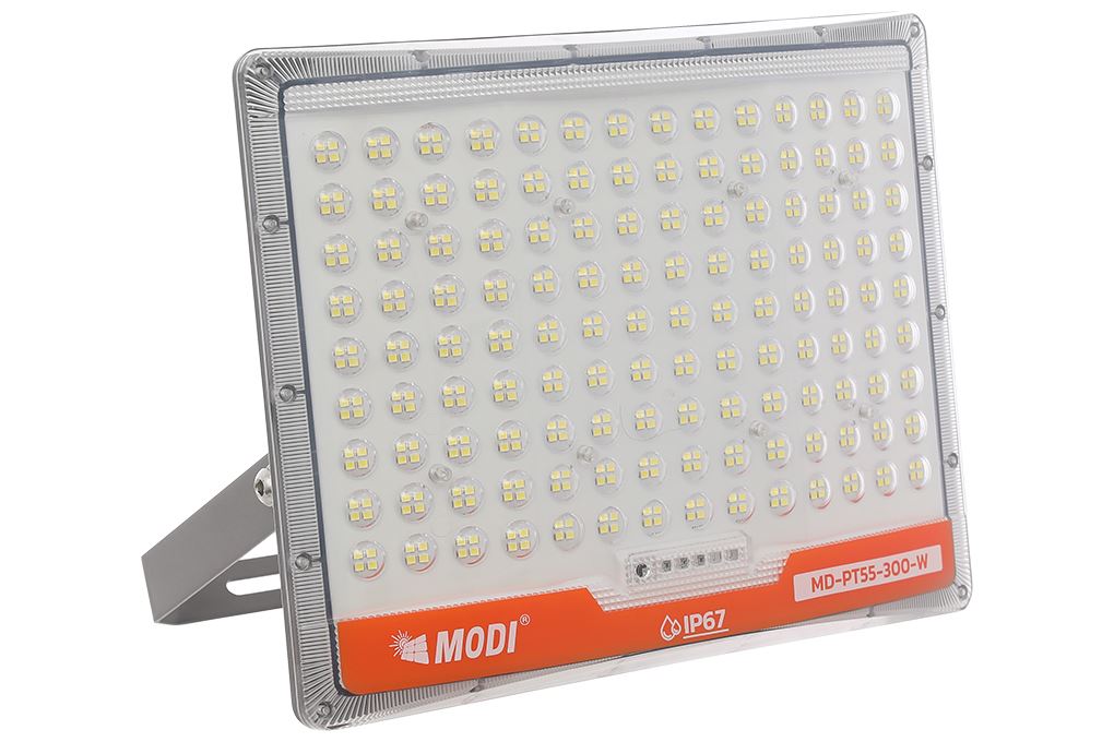 Đèn pha năng lượng mặt trời Modi MD-PT55-300-W Màu Trắng