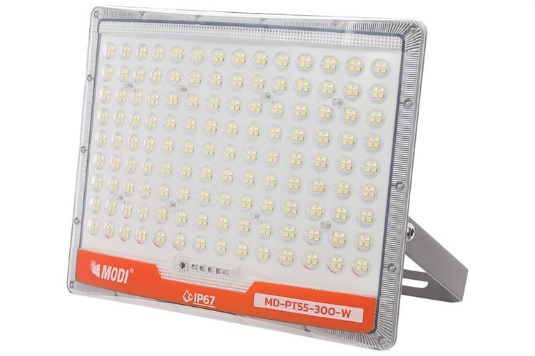 Đèn pha năng lượng mặt trời Modi MD-PT55-300-W Màu Trắng