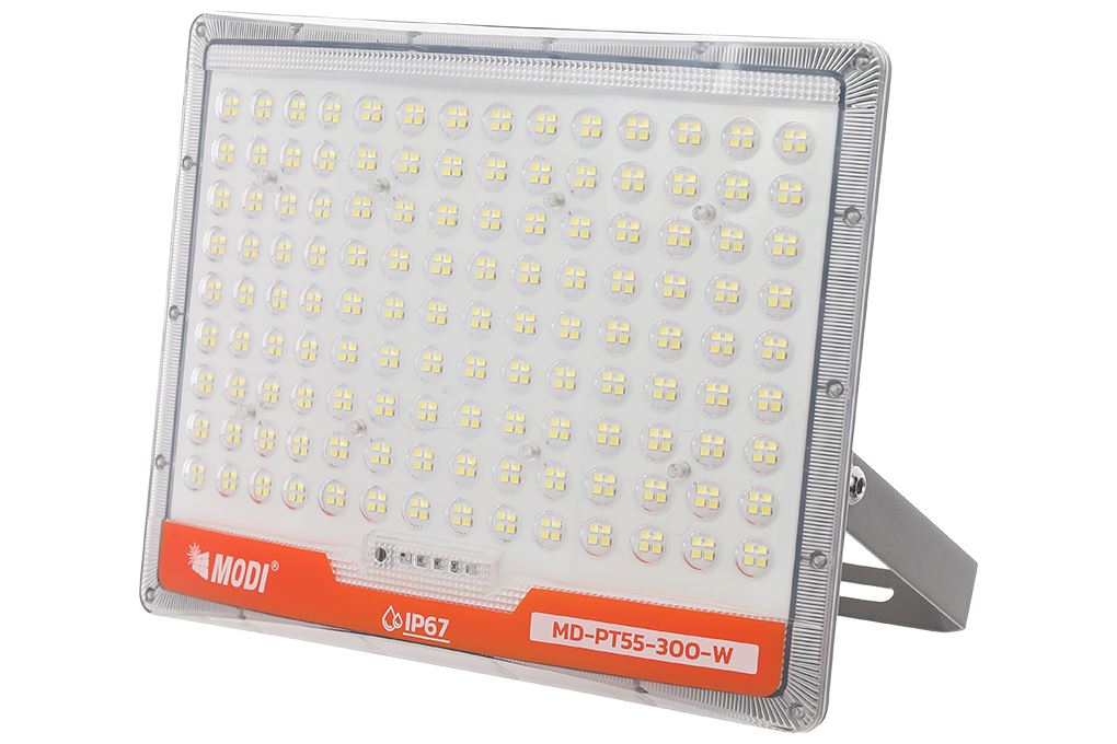 Đèn pha năng lượng mặt trời Modi MD-PT55-300-W Màu Trắng