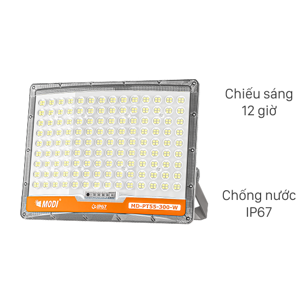 Đèn pha năng lượng mặt trời Modi MD-PT55-600-W