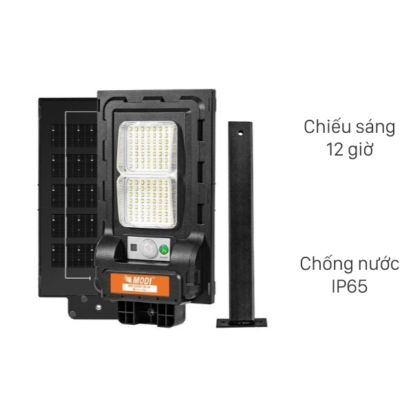 Đèn đường liền thể năng lượng mặt trời Modi MD-SLT27-30-WH