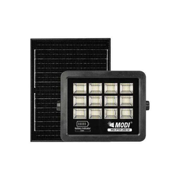 Đèn pha năng lượng mặt trời Modi MD-PT01-200-W
