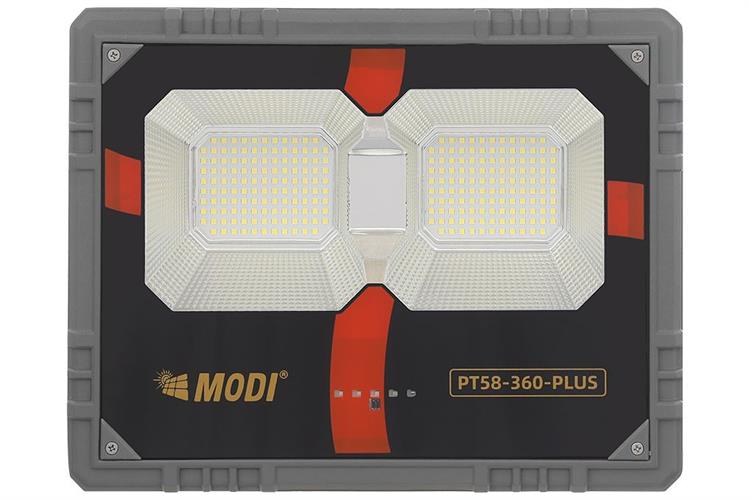 Đèn pha năng lượng mặt trời Modi MD-PT58-360-PLUS Màu Xám