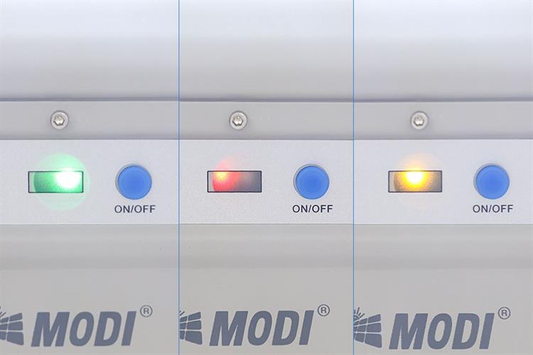 Đèn đường liền thể năng lượng mặt trời Modi MD-SLT52-300-W Màu Xám