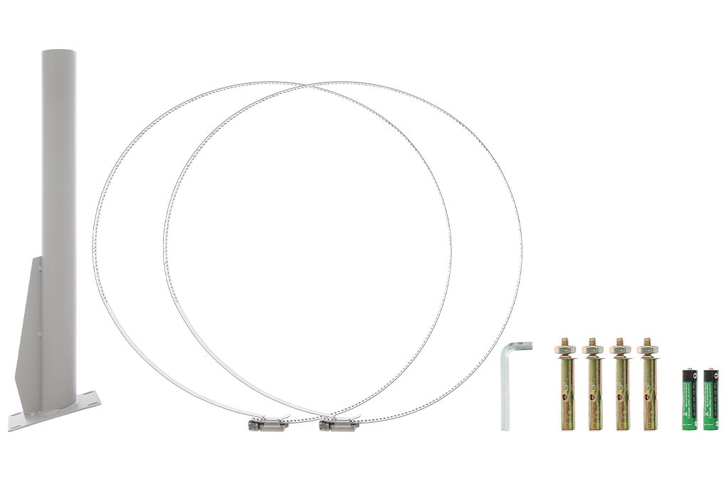 Đèn đường liền thể năng lượng mặt trời Modi MD-SLT52-300-W Màu Xám