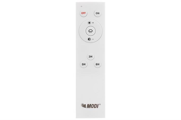 Đèn đường liền thể năng lượng mặt trời Modi MD-SLT52-300-W Màu Xám