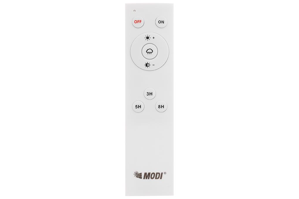 Đèn đường liền thể năng lượng mặt trời Modi MD-SLT52-300-W Màu Xám