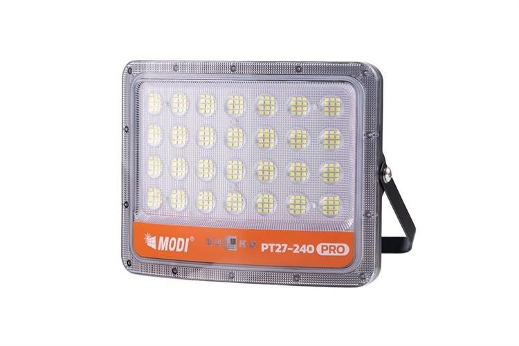 Đèn pha năng lượng mặt trời Modi MD-PT27-240-PRO Màu Xám