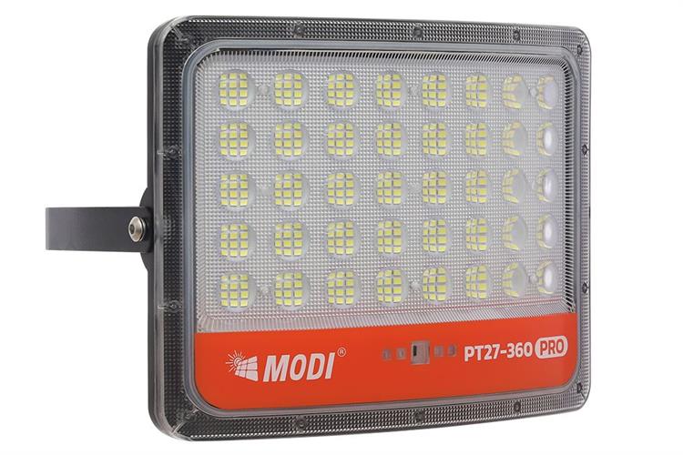 Đèn pha năng lượng mặt trời Modi MD-PT27-360-PRO Màu Xám