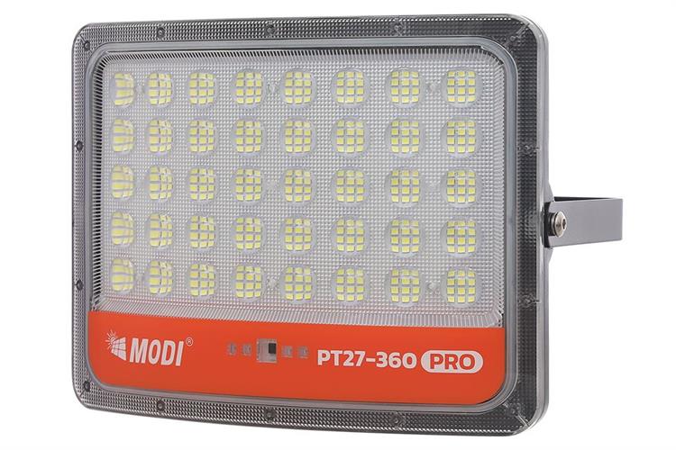 Đèn pha năng lượng mặt trời Modi MD-PT27-360-PRO Màu Xám