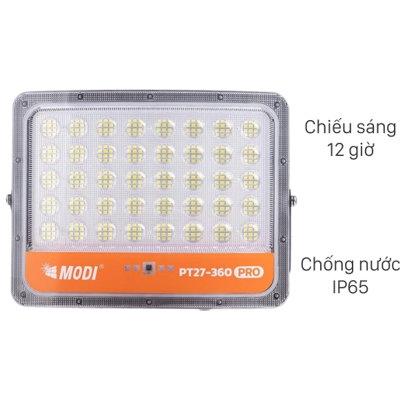 Đèn pha năng lượng mặt trời Modi MD-PT27-360-PRO