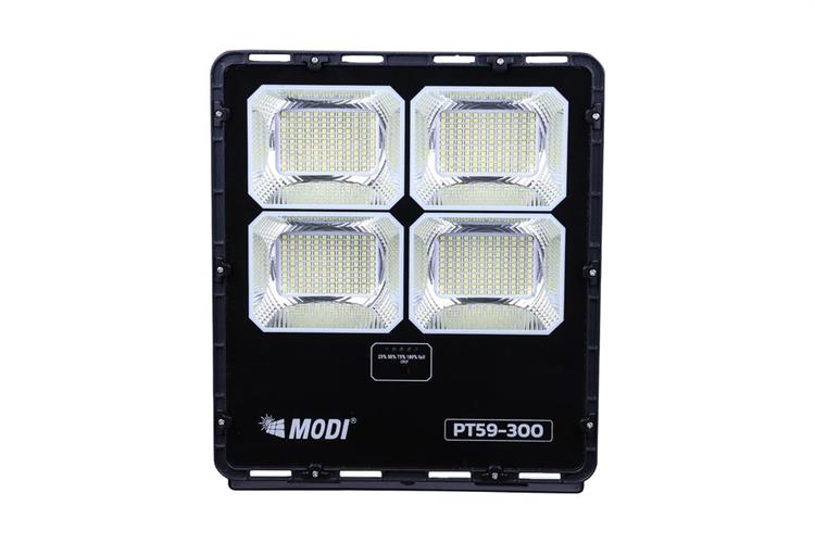 Đèn pha năng lượng mặt trời Modi MD-PT59-300-W Màu Đen