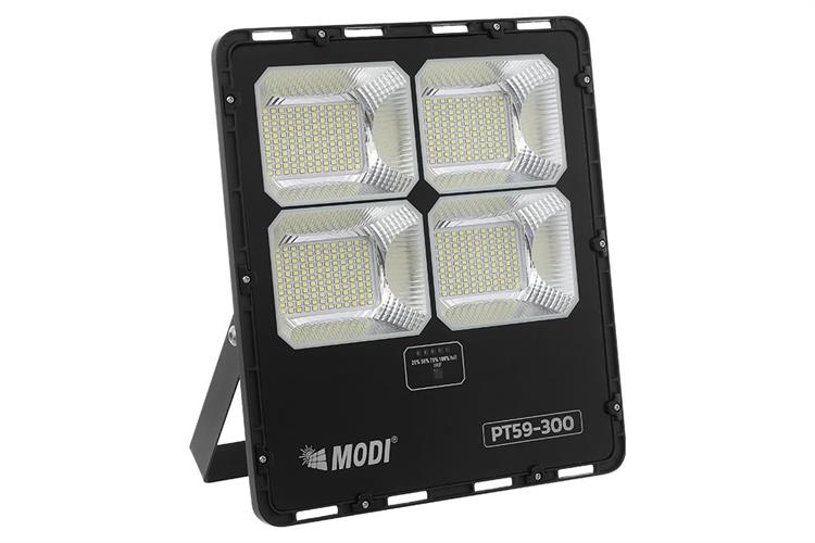 Đèn pha năng lượng mặt trời Modi MD-PT59-300-W Màu Đen