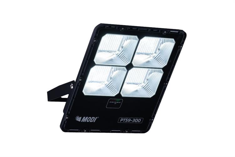 Đèn pha năng lượng mặt trời Modi MD-PT59-300-W Màu Đen