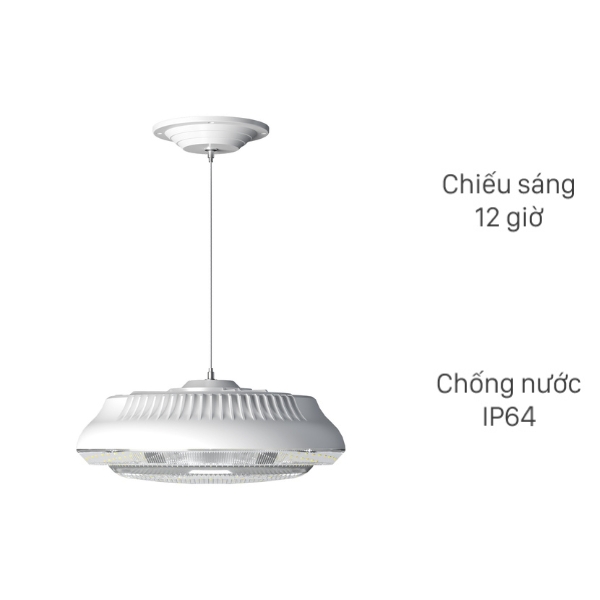 Đèn ốp trần năng lượng mặt trời Modi MD-SCL88-300-W 10M