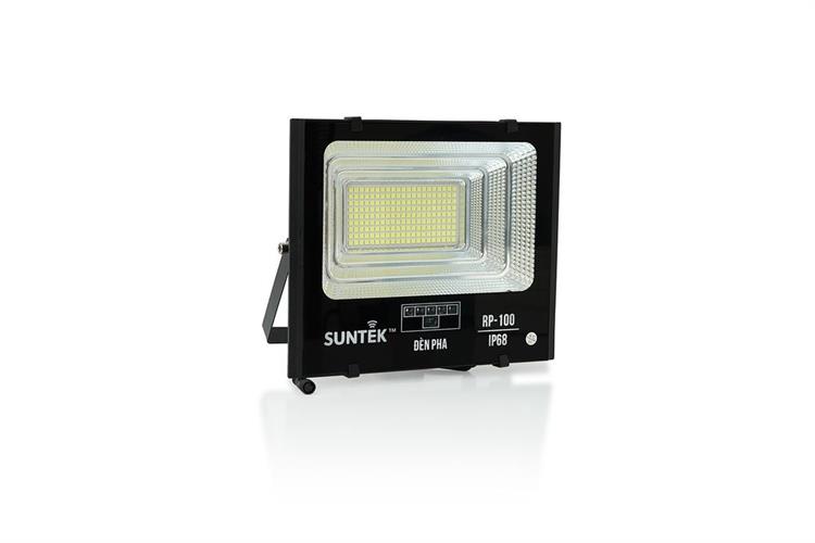 Đèn pha năng lượng mặt trời nhôm SUNTEK RP-100 14.4W Màu Đen