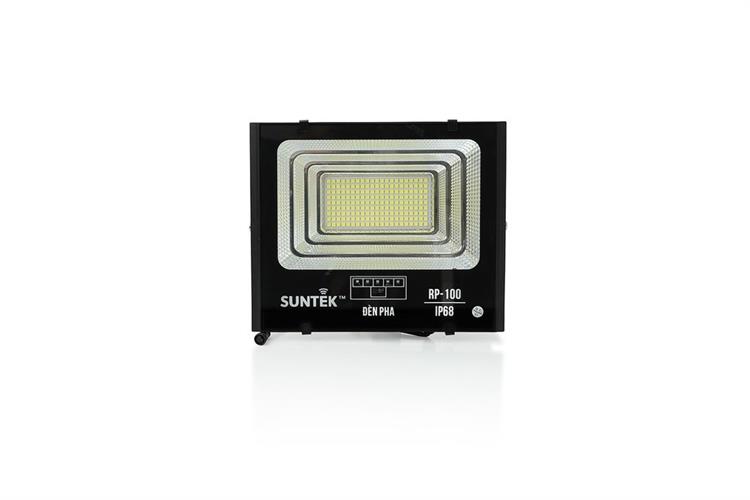 Đèn pha năng lượng mặt trời nhôm SUNTEK RP-100 14.4W Màu Đen