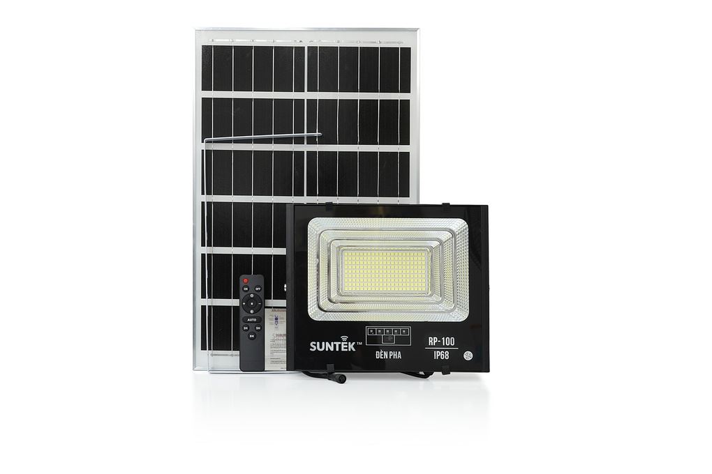 Đèn pha năng lượng mặt trời nhôm SUNTEK RP-100 - 9