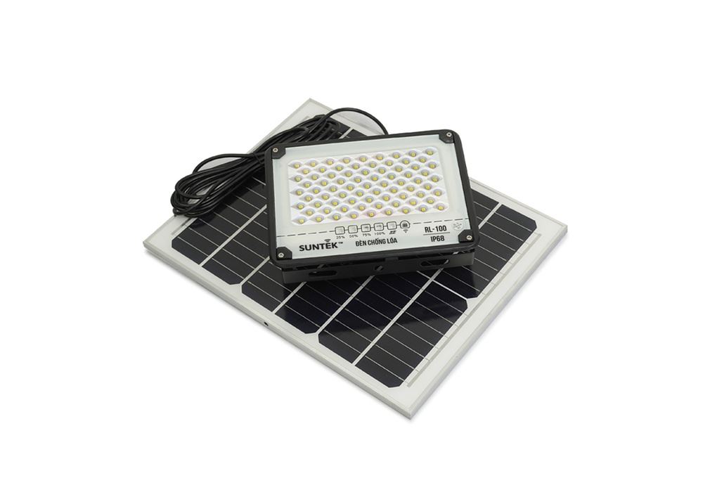 Đèn pha năng lượng mặt trời nhôm SUNTEK RL-100 - 5