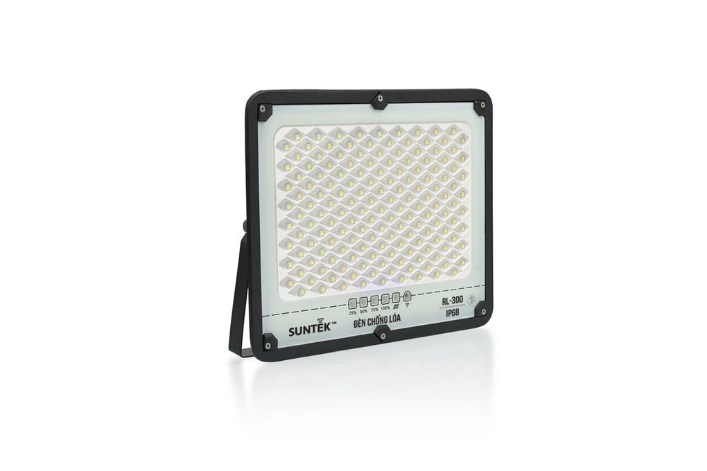 Đèn pha năng lượng mặt trời nhôm SUNTEK RL-300 Màu Đen