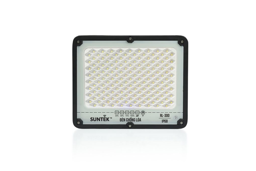 Đèn pha năng lượng mặt trời nhôm SUNTEK RL-300 Màu Đen