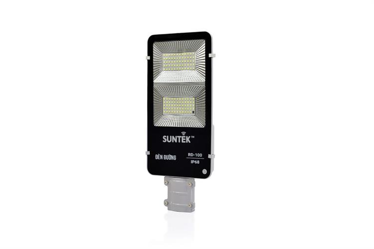 Đèn đường năng lượng mặt trời nhôm SUNTEK RD-100 15.04W Màu Đen