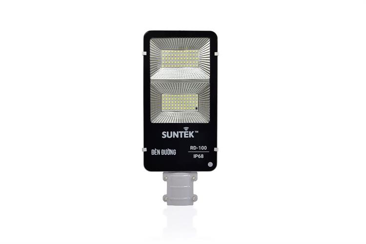 Đèn đường năng lượng mặt trời nhôm SUNTEK RD-100 15.04W Màu Đen