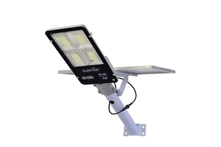 Đèn đường năng lượng mặt trời nhôm SUNTEK RD-200 16W Màu Đen