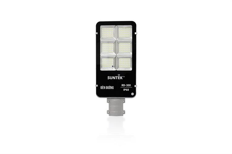 Đèn đường năng lượng mặt trời nhôm SUNTEK RD-300 21W Màu Đen