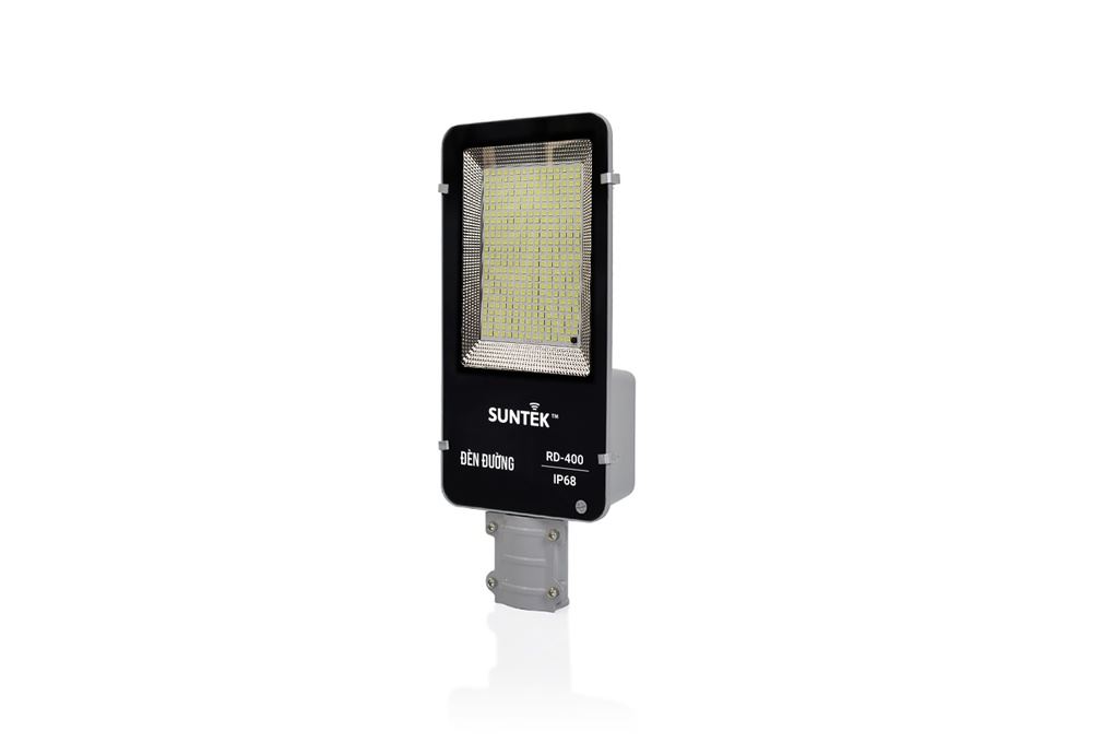 Đèn đường năng lượng mặt trời nhôm SUNTEK RD-400 Màu Đen