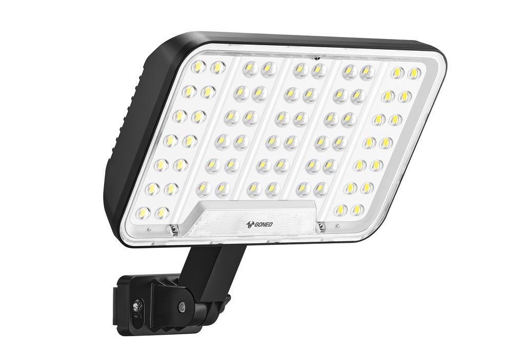 Đèn pha năng lượng mặt trời Goneo GN-C350B-AS Màu Đen