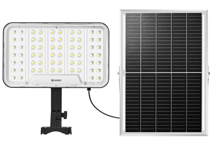 Đèn pha năng lượng mặt trời Goneo GN-C350B-AS 15W Màu Đen