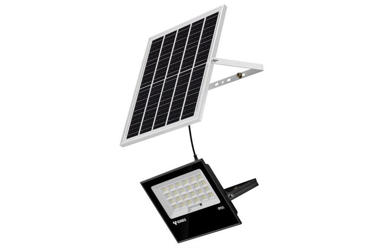 Đèn pha năng lượng mặt trời Goneo GN-C300B-AJ 12W Màu Đen