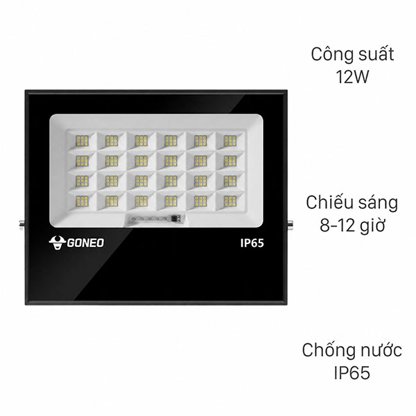 Đèn pha năng lượng mặt trời Goneo GN-C300B-AJ