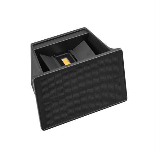 Đèn hắt tường năng lượng mặt trời Modi MD-SOLAR-W7005 WW Màu Đen