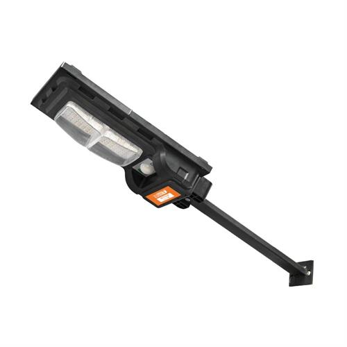 Đèn đường liền thể năng lượng mặt trời Modi MD-SLT27-30-W WW Màu Đen