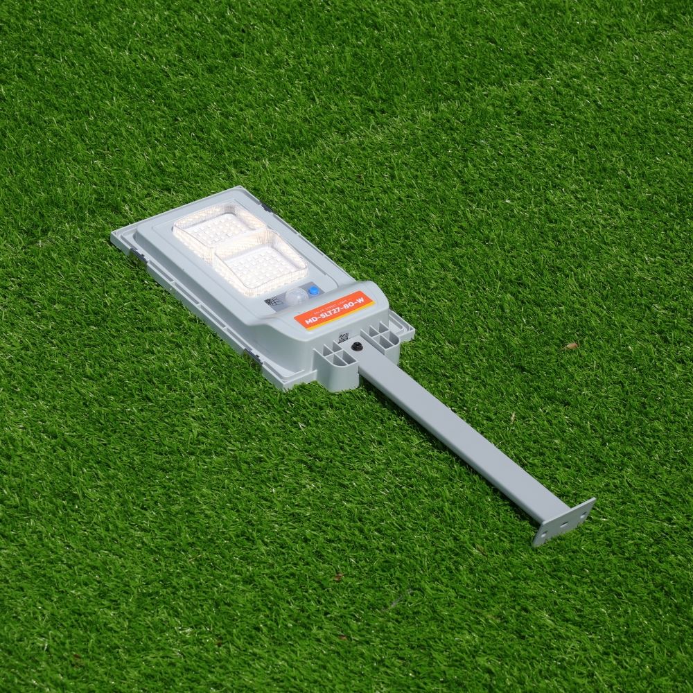 Đèn đường liền thể năng lượng mặt trời Modi MD-SLT27-80-W WH Màu Trắng
