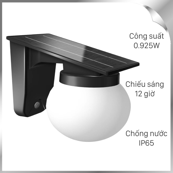 Đèn tường năng lượng mặt trời Modi MD-SOLAR-Q5001 3C