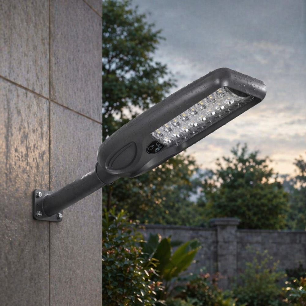 Đèn đường liền thể năng lượng mặt trời Modi MD-SLT97-30-W WH Màu Xám