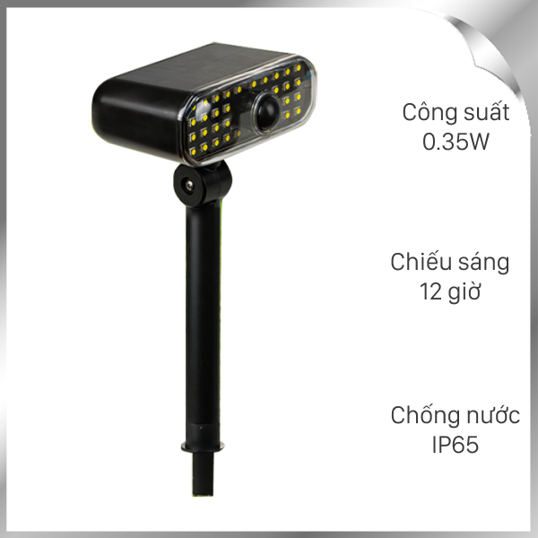 Đèn năng lượng mặt trời an ninh chống trộm Modi MD-SOLAR-W7004 WH