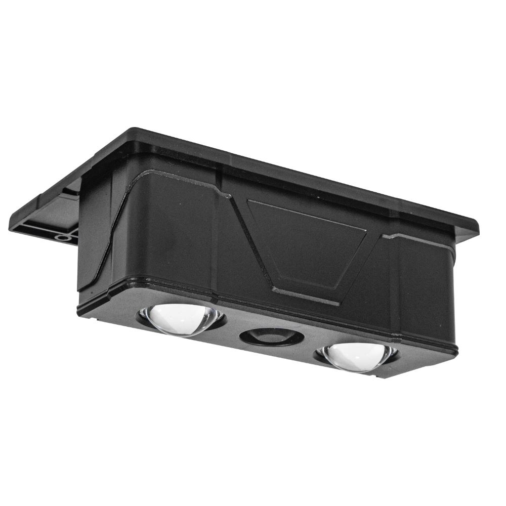 Đèn hắt tường năng lượng mặt trời Modi MD-SWL-T2-2P WW Màu Đen