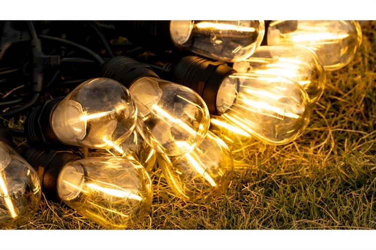 Đèn dây trang trí năng năng lượng mặt trời Modi MD-SLB-10M20B SUPER WW Màu Đen