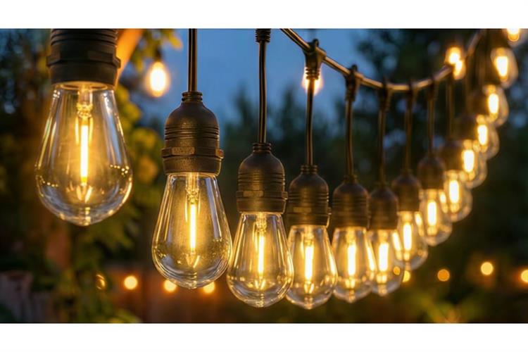 Đèn dây trang trí năng năng lượng mặt trời Modi MD-SLB-10M20B SUPER WW Màu Đen