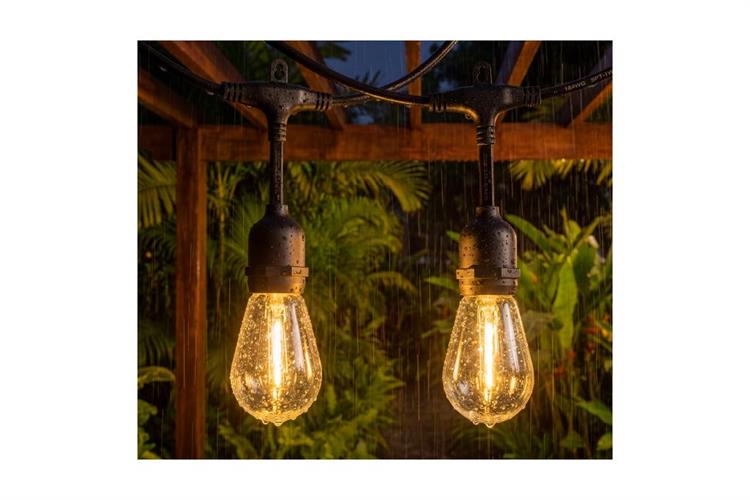 Đèn dây trang trí năng năng lượng mặt trời Modi MD-SLB-10M20B SUPER WW Màu Đen