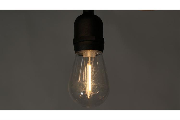 Đèn dây trang trí năng năng lượng mặt trời Modi MD-SLB-10M20B SUPER WW Màu Đen