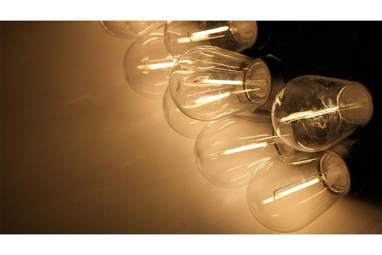 Đèn dây trang trí năng năng lượng mặt trời Modi MD-SLB-10M20B SUPER WW Màu Đen