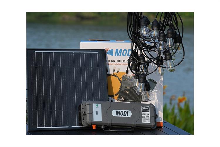 Đèn dây trang trí năng năng lượng mặt trời Modi MD-SLB-10M20B SUPER WW Màu Đen