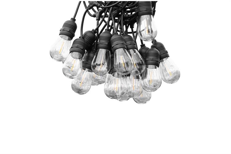 Đèn dây trang trí năng năng lượng mặt trời Modi MD-SLB-10M20B SUPER WW Màu Đen