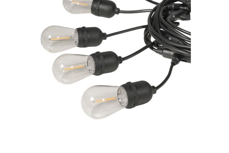 Đèn dây trang trí năng năng lượng mặt trời Modi MD-SLB-10M20B SUPER WW Màu Đen