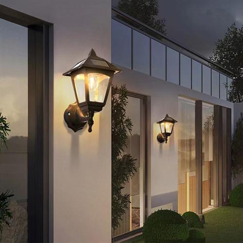 Đèn trụ cổng năng lượng mặt trời Modi MD-GFB-B WW Màu Đen